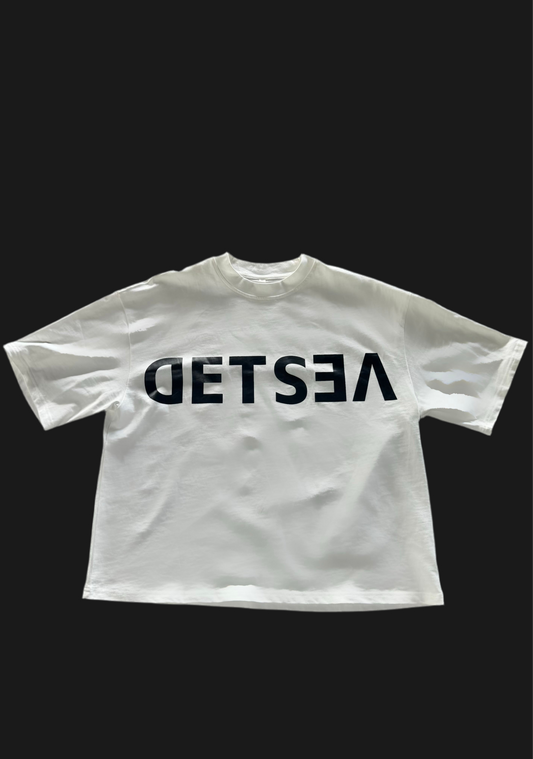 Vested White Tee