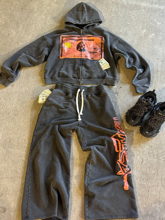 V1 BLACK SWEATSUIT